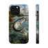 Tarpon Fishing Fish Phone Case MagSafe Compatible for iPhone & Samsung Galaxy | Tarpon Fisherman Gift | Dual Layer Tough Case