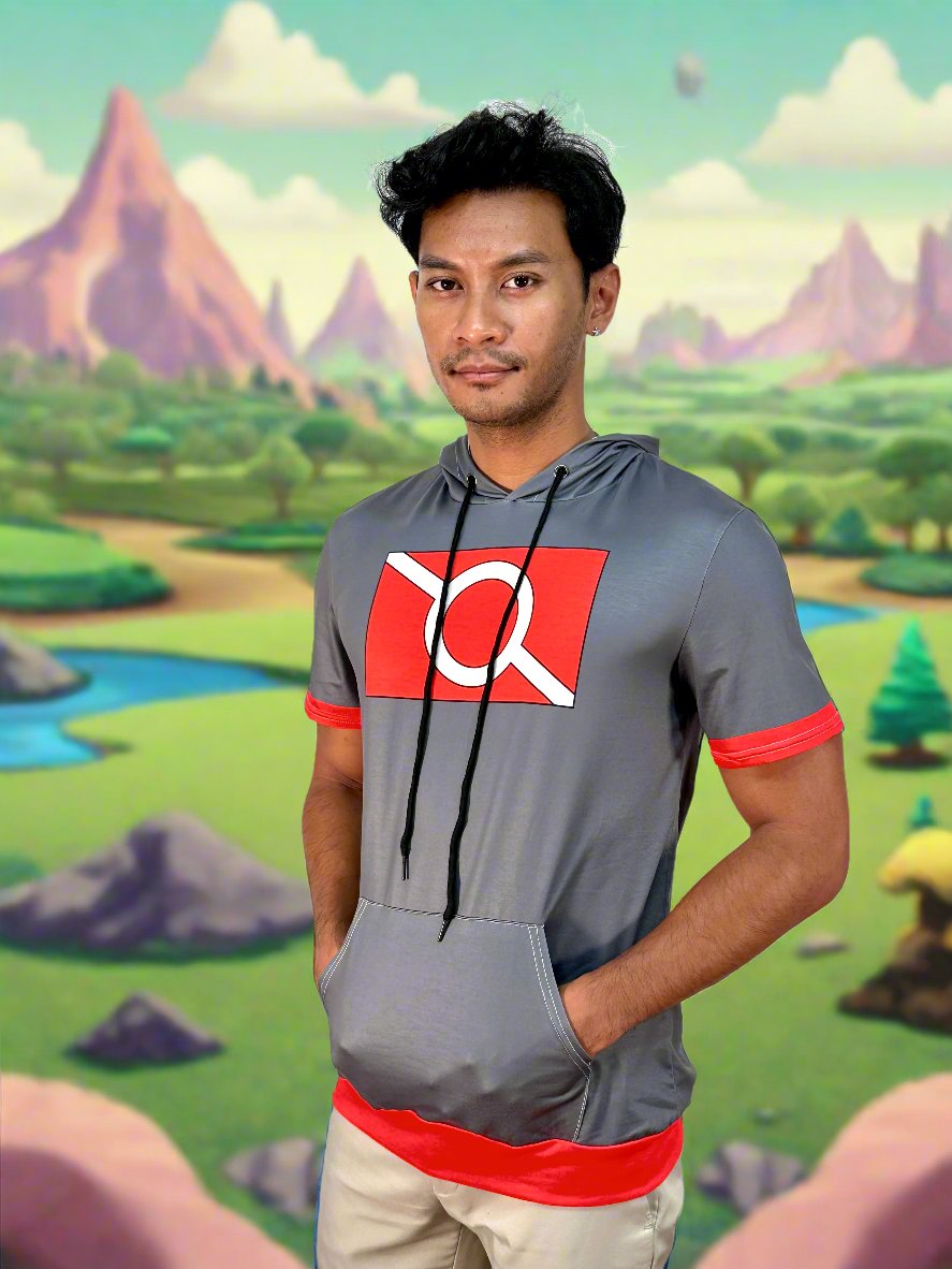 Goh PKMN Short Sleeve Hoodie Uniform Costume