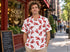 Lobster Shirt Print Hawaiian Cut Costume Kramer - Mid-Century Modern