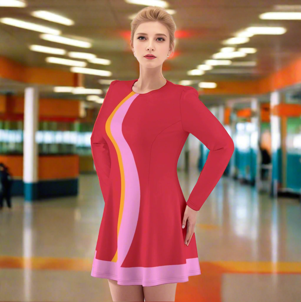 PSA 1970's Stewardess Costume Dress
