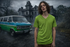 Shaggy / Hippie / Stoner V-Neck Shirt Costume Scooby