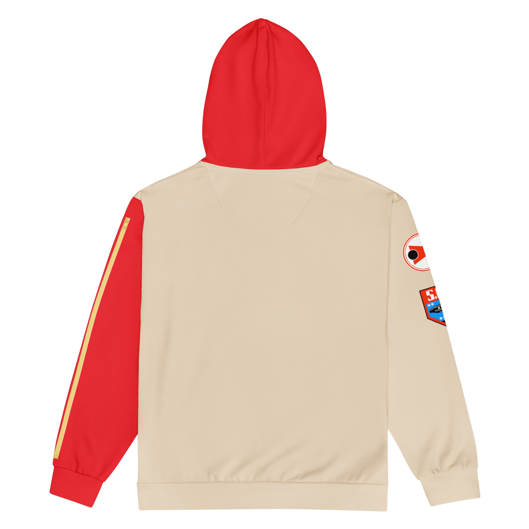 Space 1999 Red Main Mission Zip Hoodie Uniform Costume