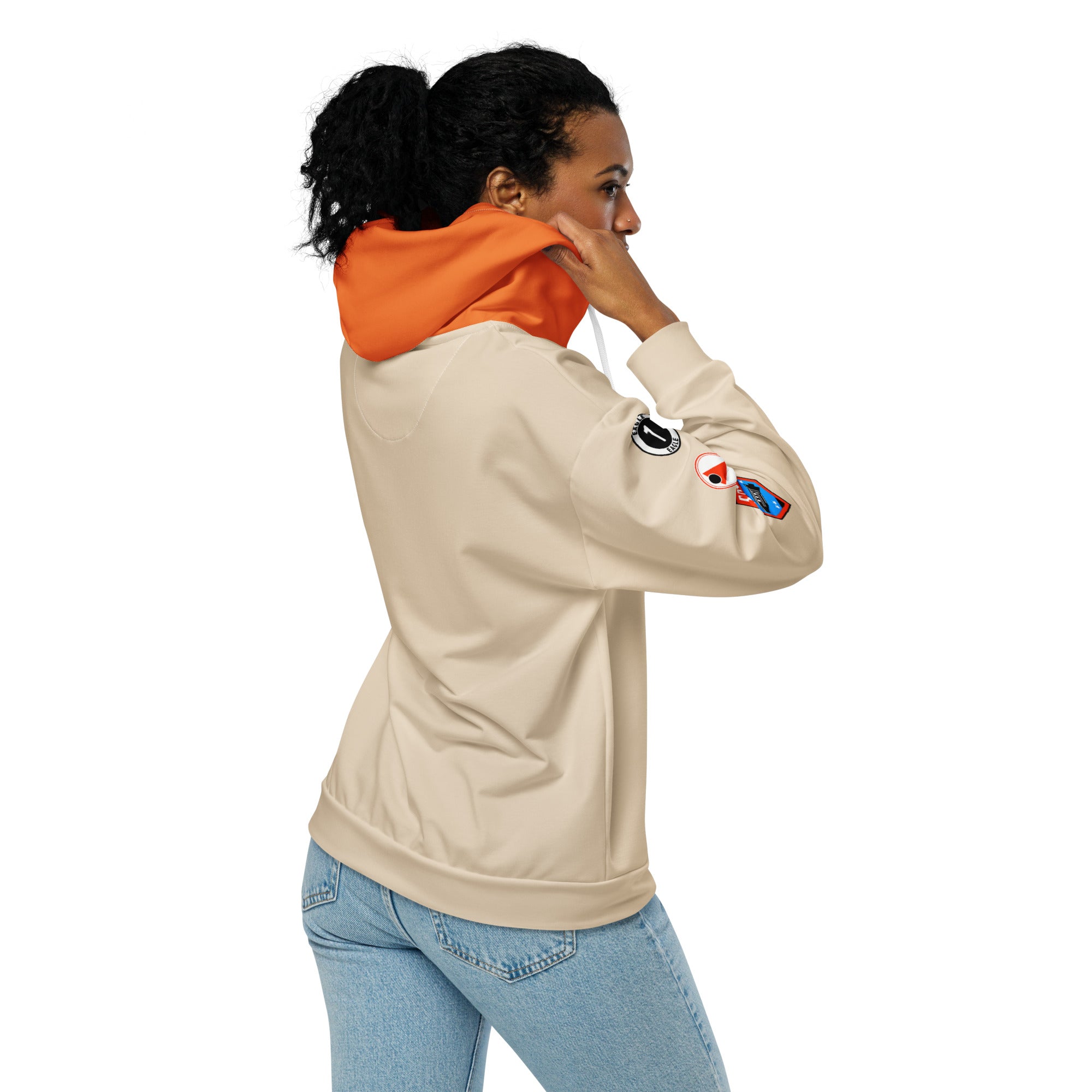 Space 1999 Orange Recon Uniform Costume Zip Hoodie