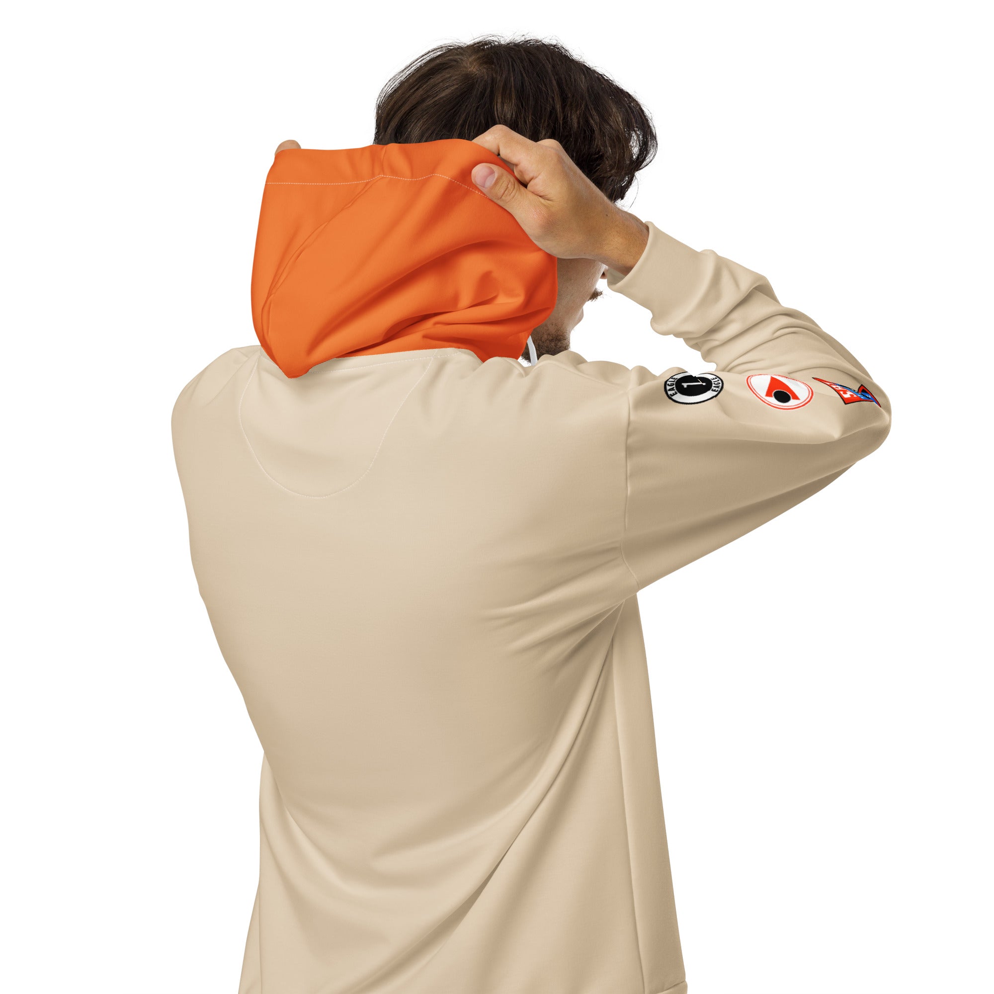 Space 1999 Orange Recon Uniform Costume Zip Hoodie