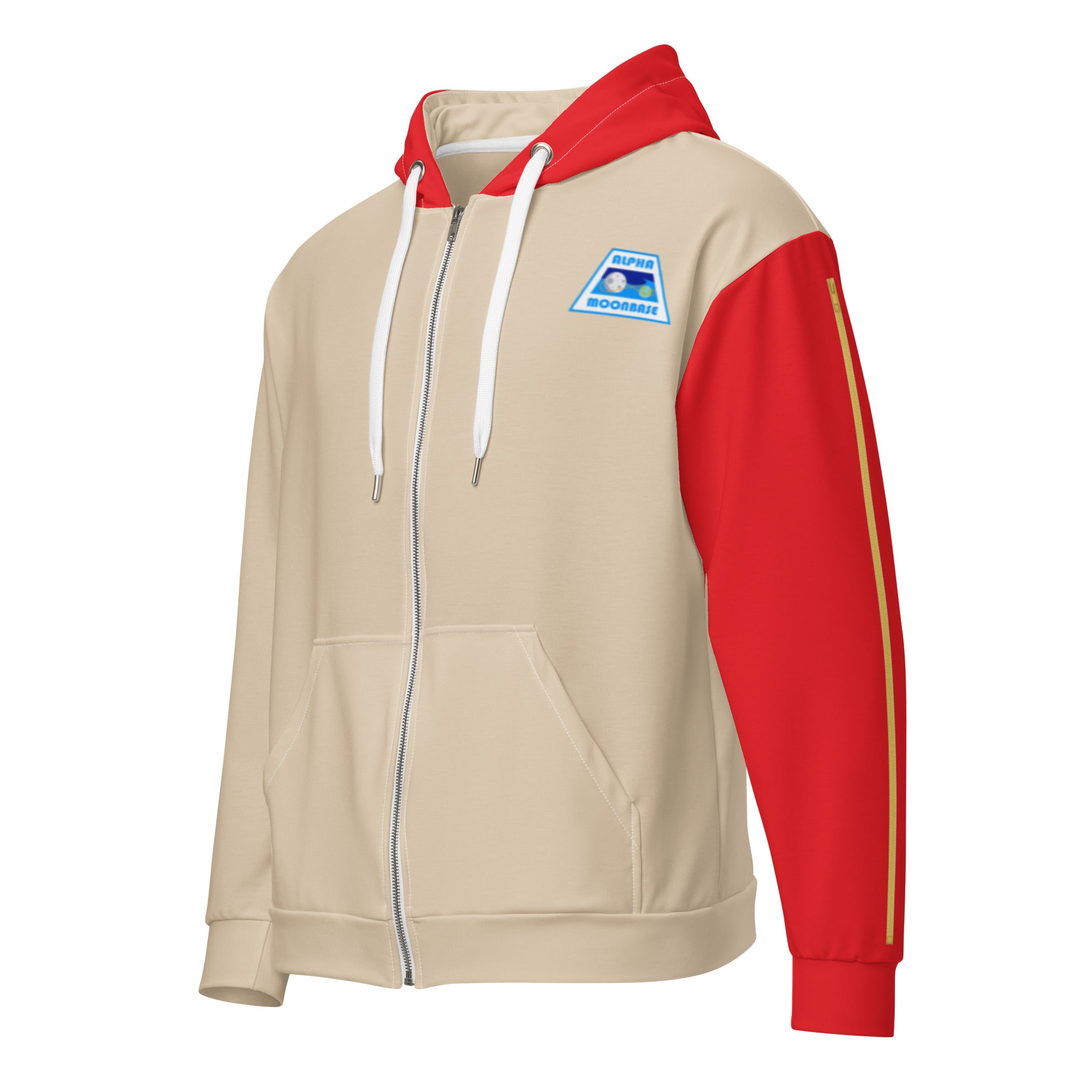 Space 1999 Red Main Mission Zip Hoodie Uniform Costume