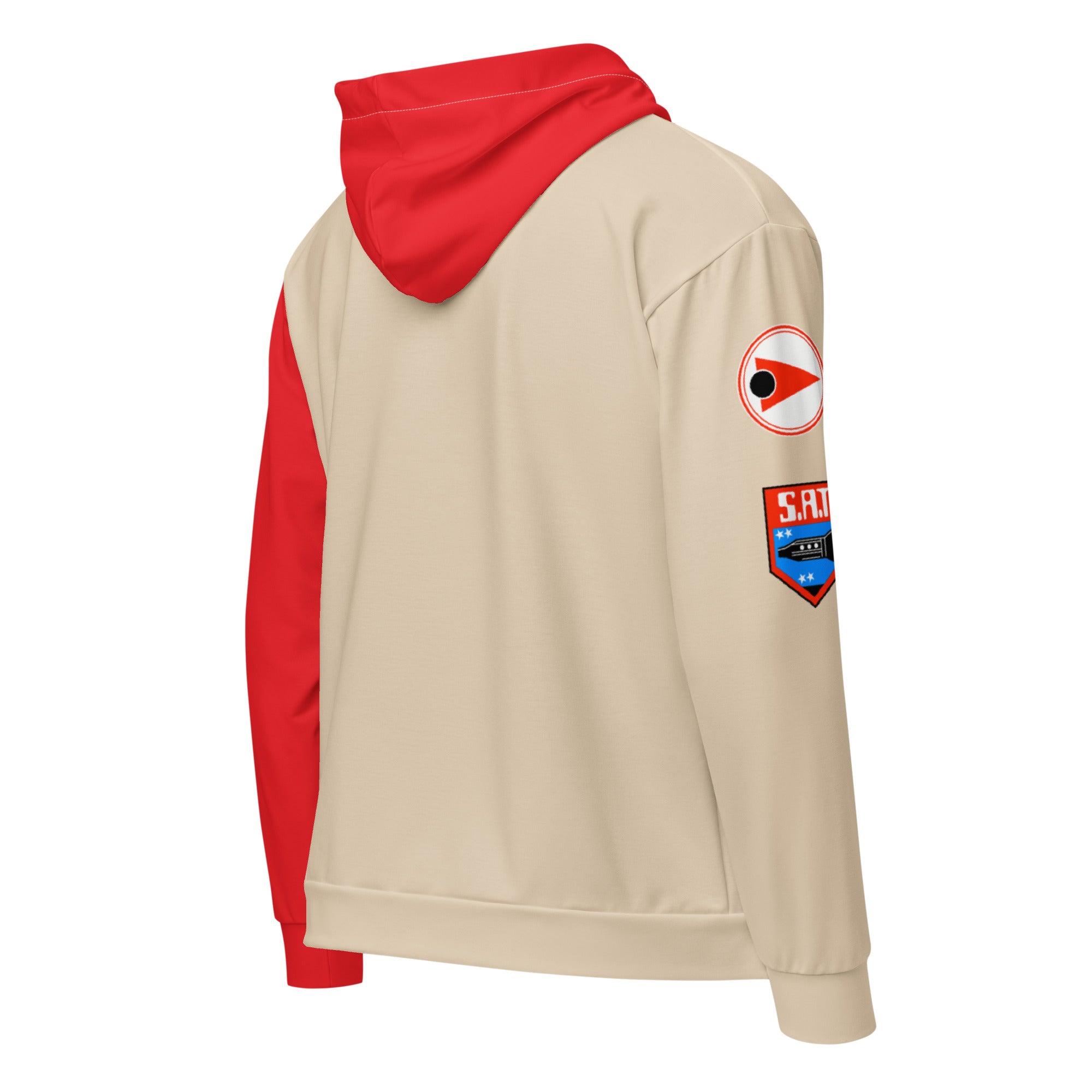 Space 1999 Red Main Mission Zip Hoodie Uniform Costume