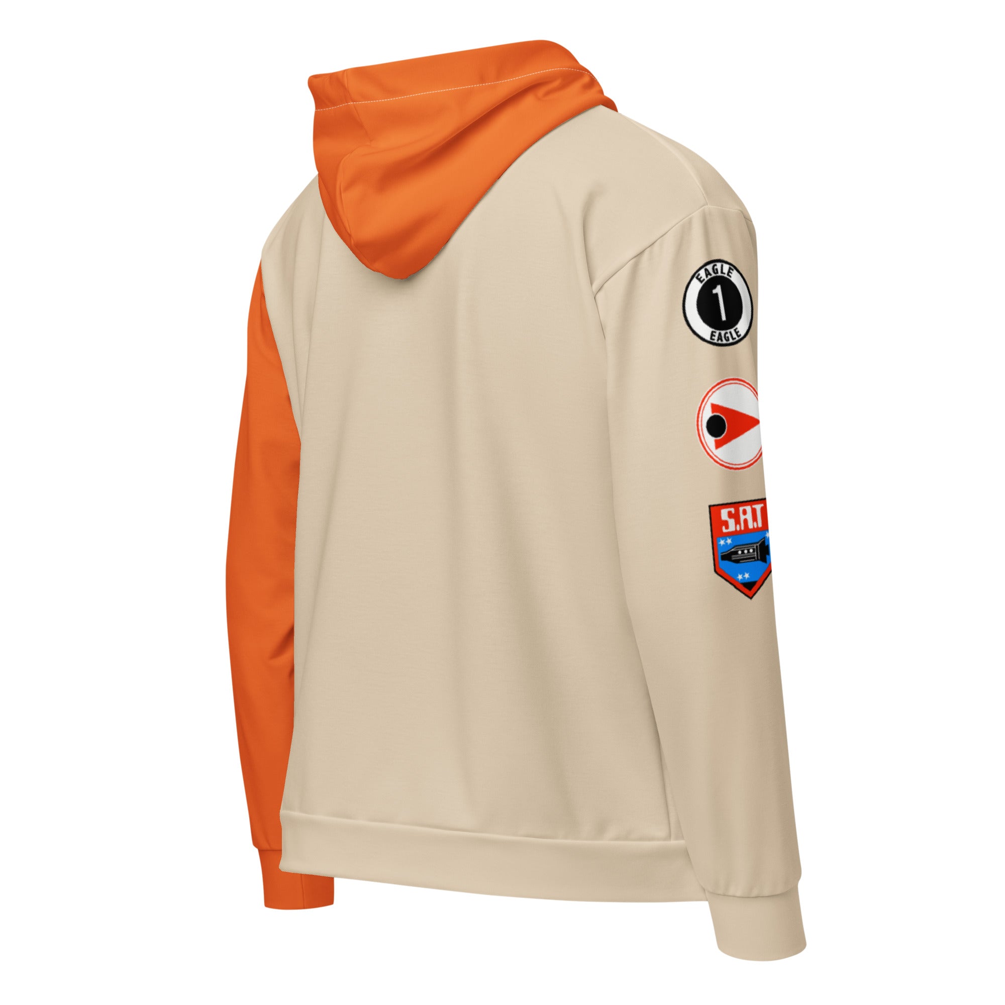 Space 1999 Orange Recon Uniform Costume Zip Hoodie