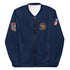 Blood Chit WW2 Bomber Jacket in Navy Blue