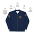 Blood Chit WW2 Bomber Jacket in Navy Blue