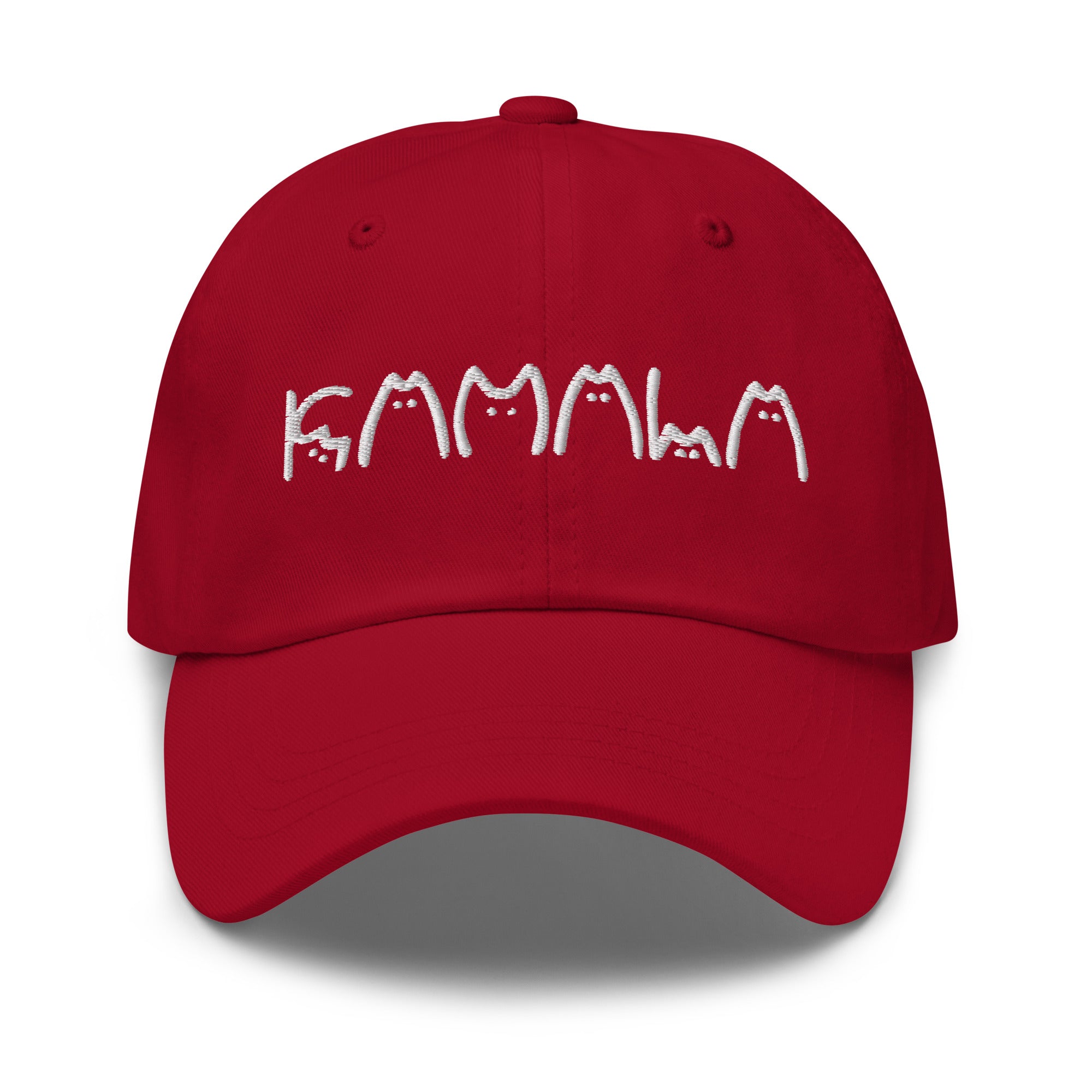 Kamala Cat Lady Cat Lettering Embroidered Cap Harris