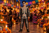 Día de los Muertos Skeleton Costume, Papel Picado Day of the Dead Halloween Jumpsuit