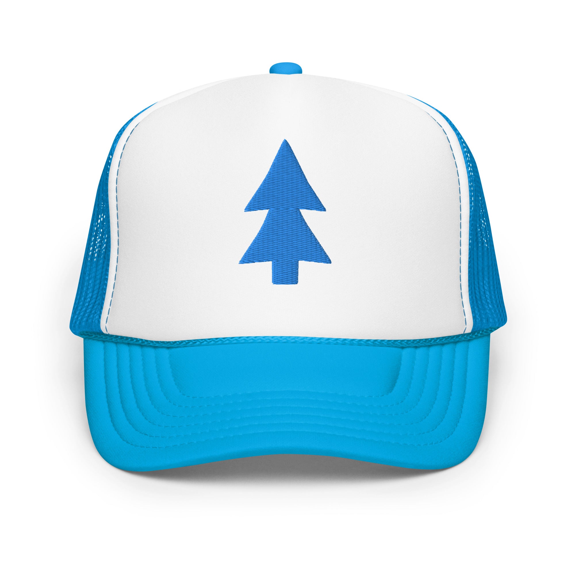 Dipper Pine Blue Pine Tree Embroidered Hat Cap