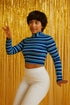 Tight Pants Women's Turtleneck T-shirt With Long Sleeves Costume Fallon Ferrell Lopez