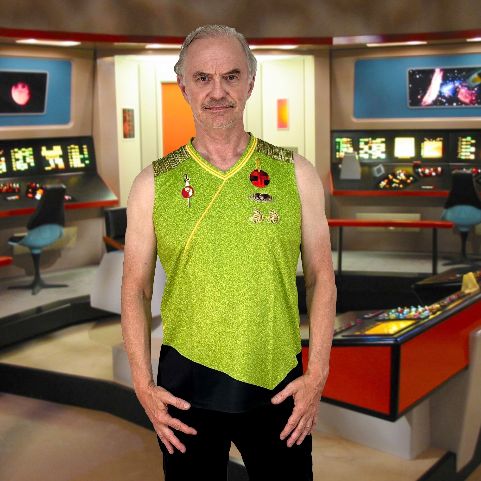 TOS Mirror Universe Captain's Uniform Shirt Tunic Evil Kirk