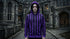 Outcast Purple and Black Striped Hoodie
