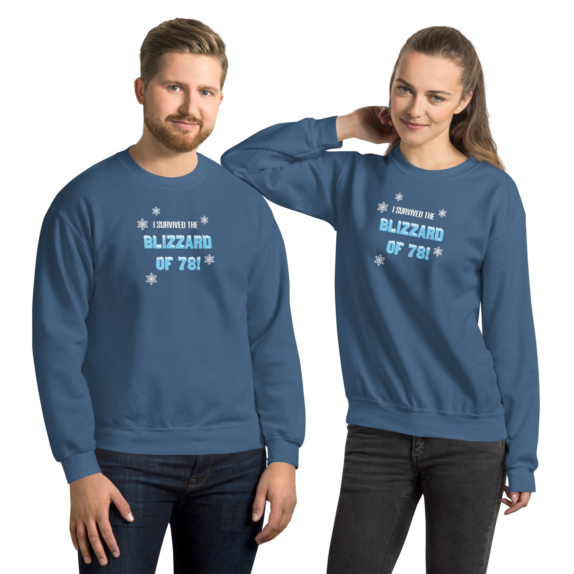 I Survived The Blizzard of 78 Unisex Sweatshirt