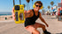 Retro Cassette AM FM Radio iPhone Case, Vintage Walkman Style Phone Case, MagSafe Dual Layer Protective Case Sport Yellow