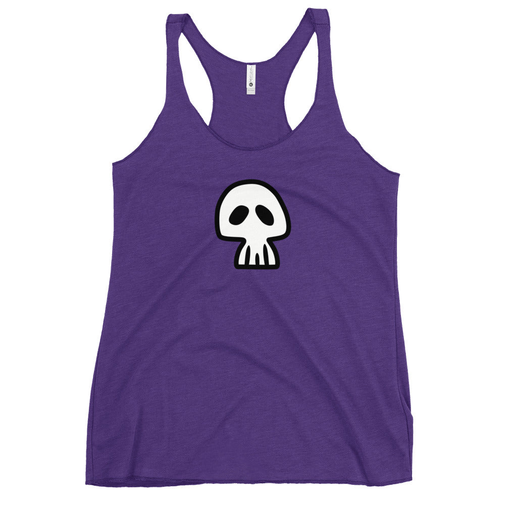 Luna Skull on Purple Women's Tank Loud