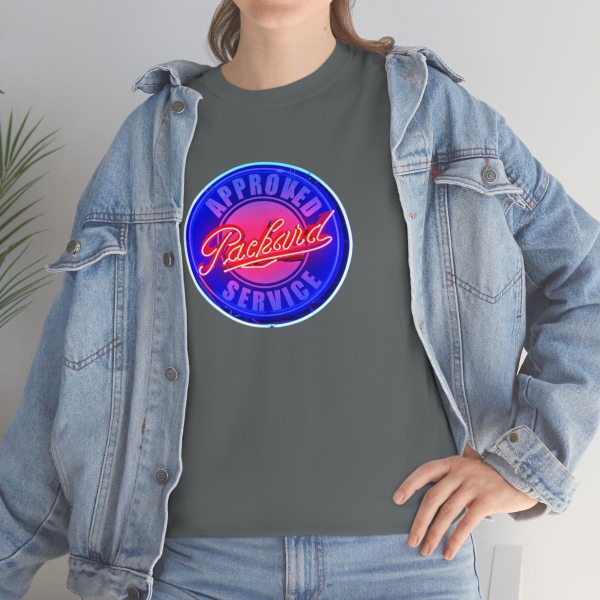 Packard Neon Sign Retro Cotton Tee