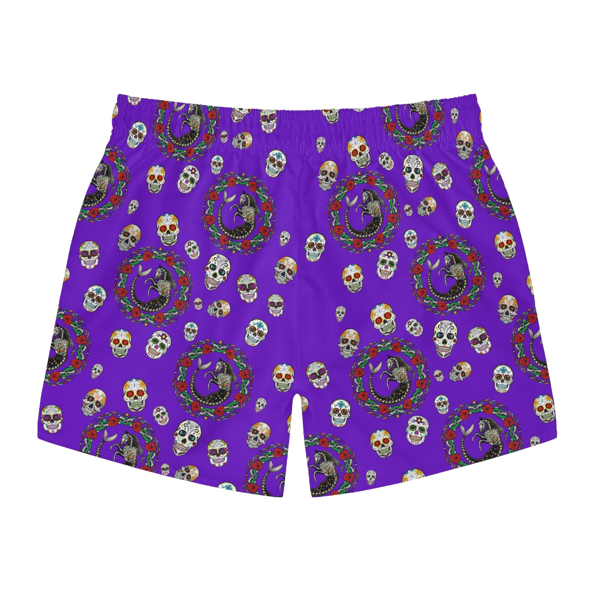 Day of the Dead Swim Trunks - Skulls - Dia de los Muertos