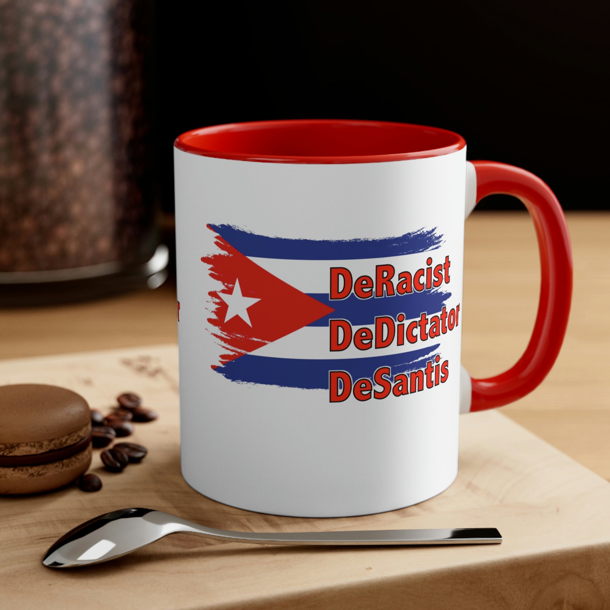 DeRacisist DeDictator DeSantis Coffee Mug, 11oz