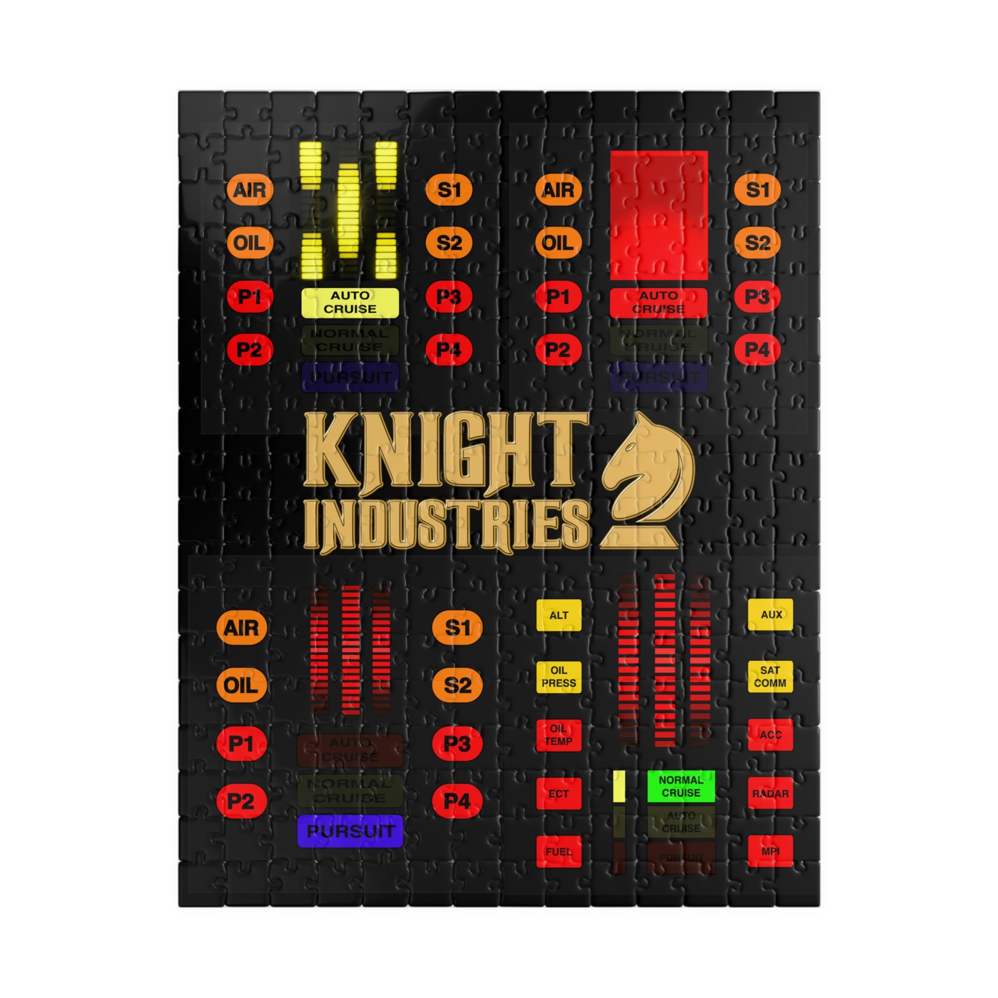 Knight Rider KITT Voice Modules 252 Piece Puzzle