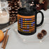 TNG Food Replicator LCARS 11oz Black Coffee Mug