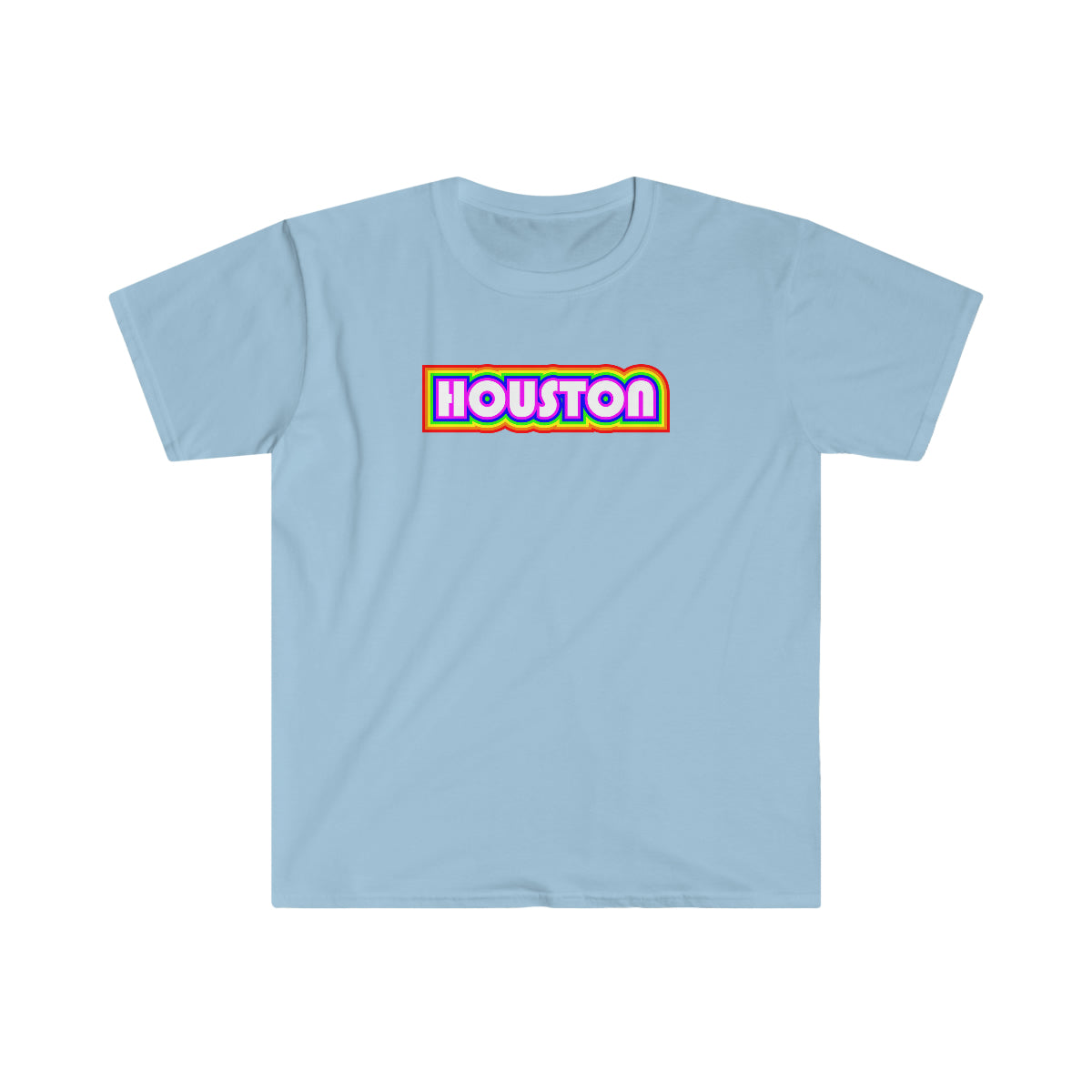 Houston Rainbow Pride Softstyle T-Shirt