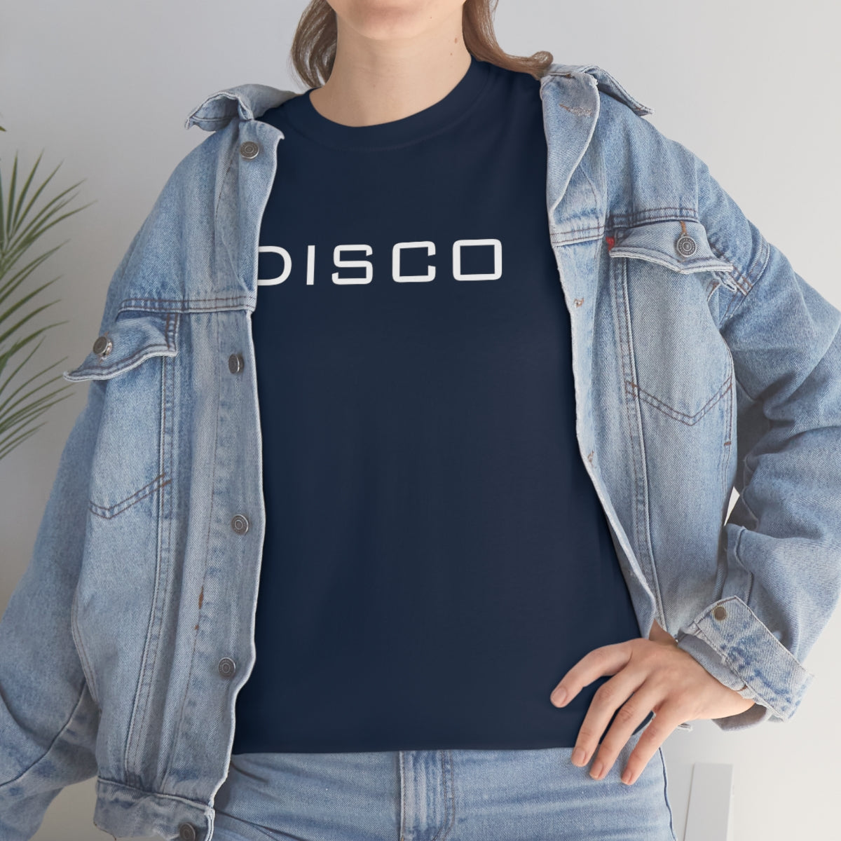 Disco Cotton T Casual Crew Shirt