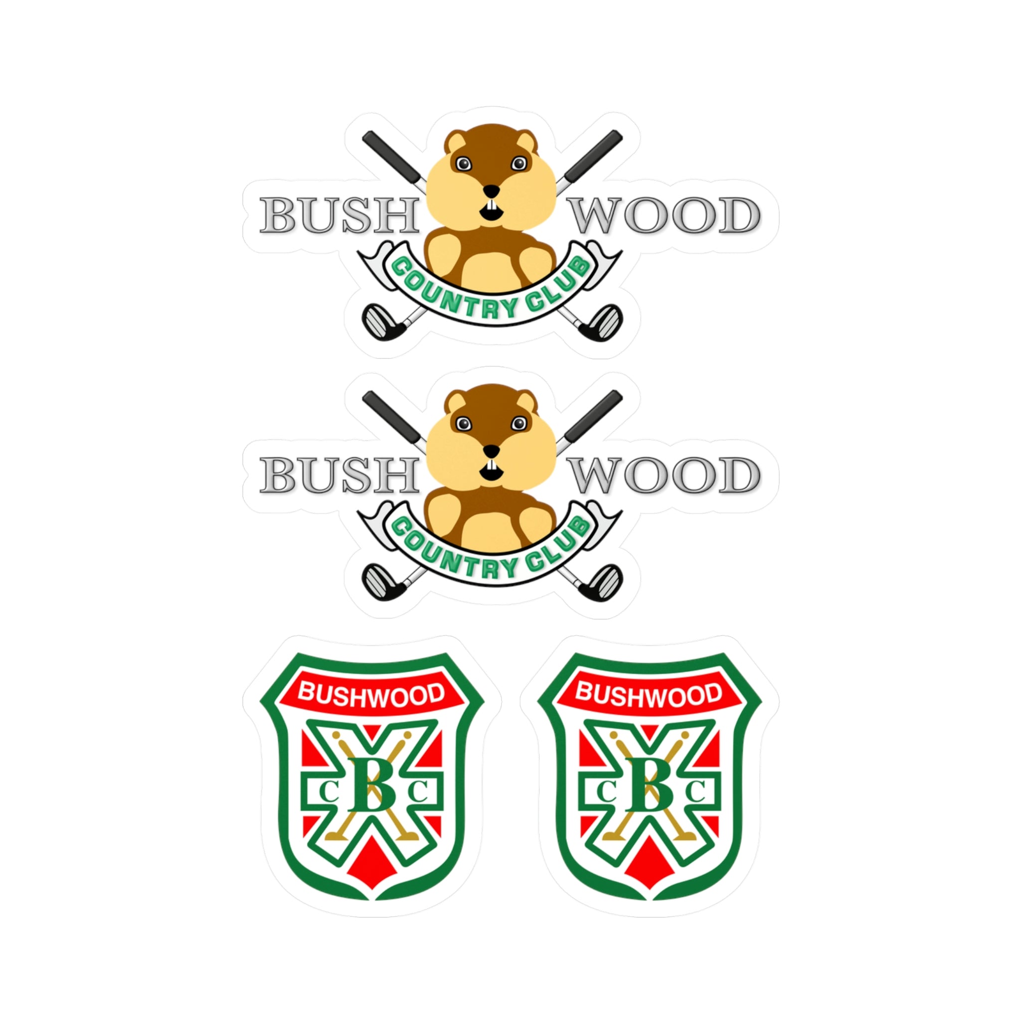 Bushwood Country Club Vinyl Decal Stickers Bush Wood