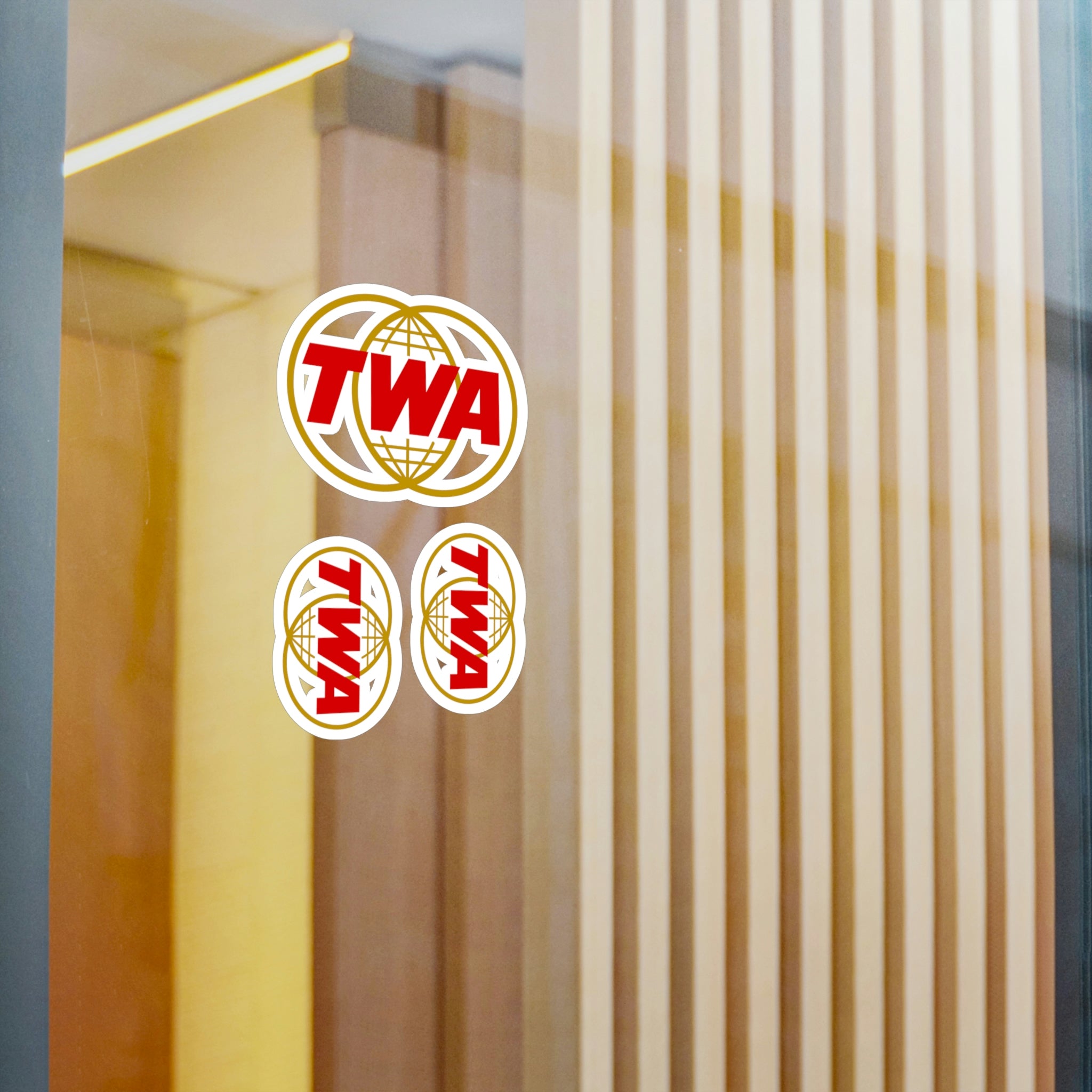 TWA Vinyl Decal Stickers