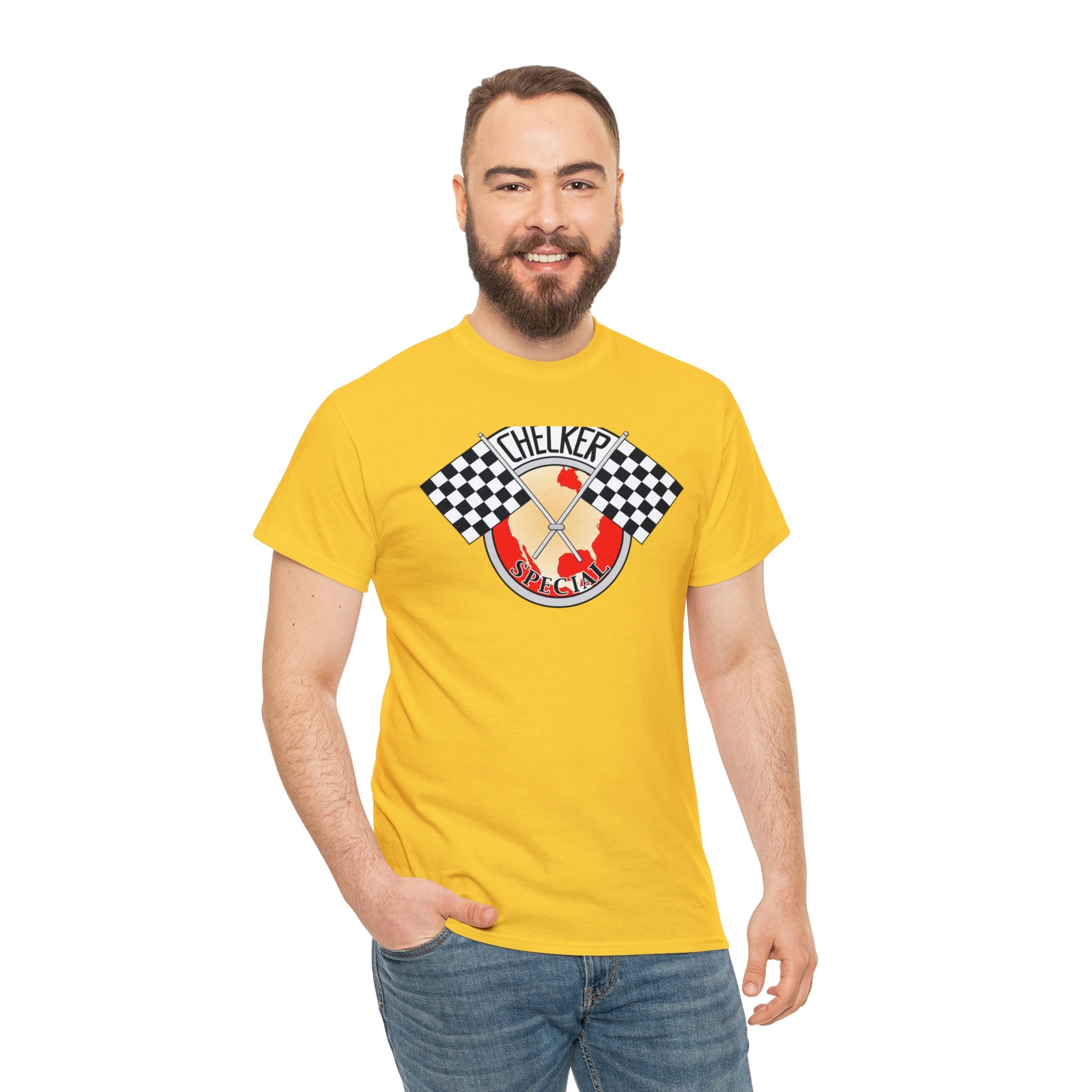 Checker Cab / Taxi Heavy Cotton Tee