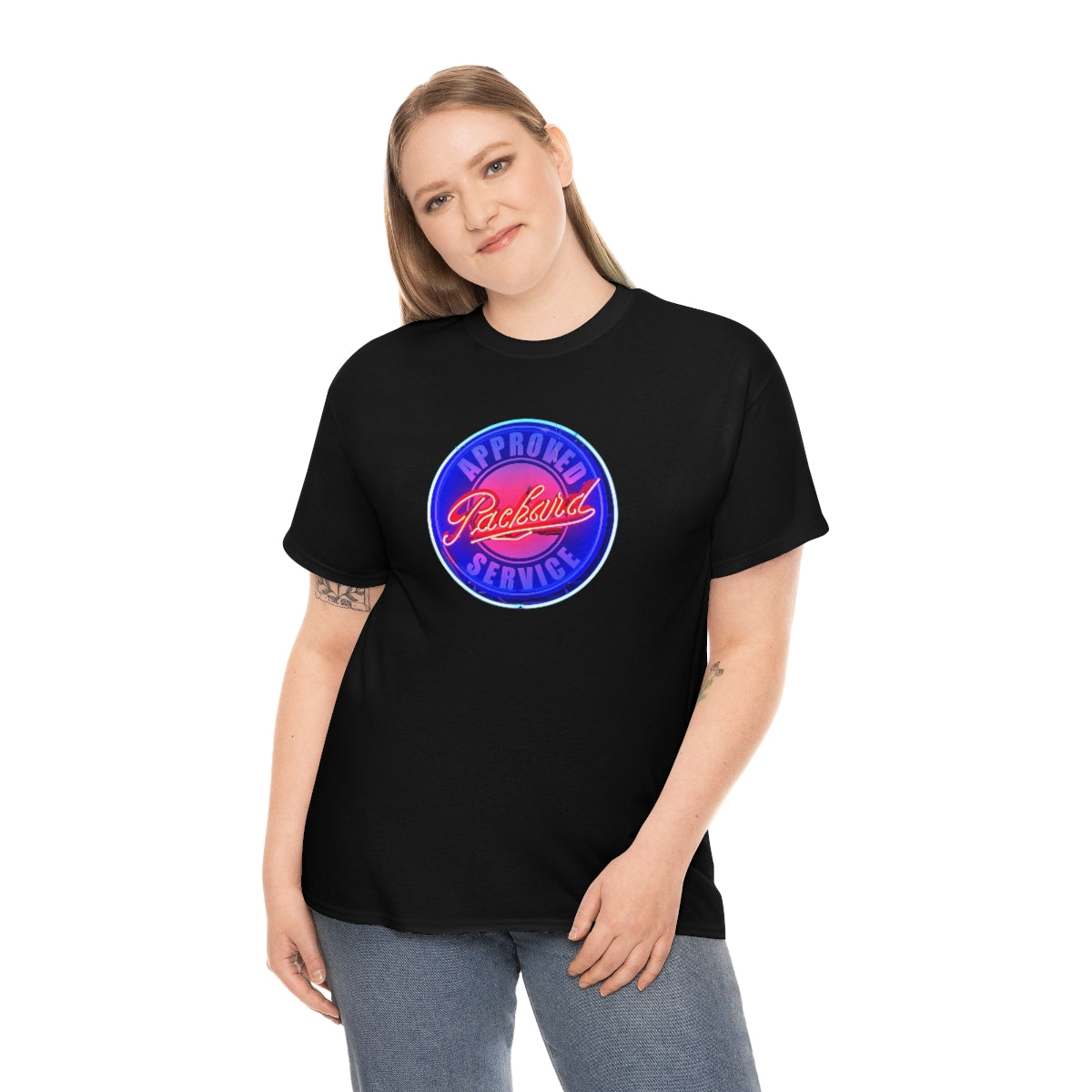 Packard Neon Sign Retro Cotton Tee