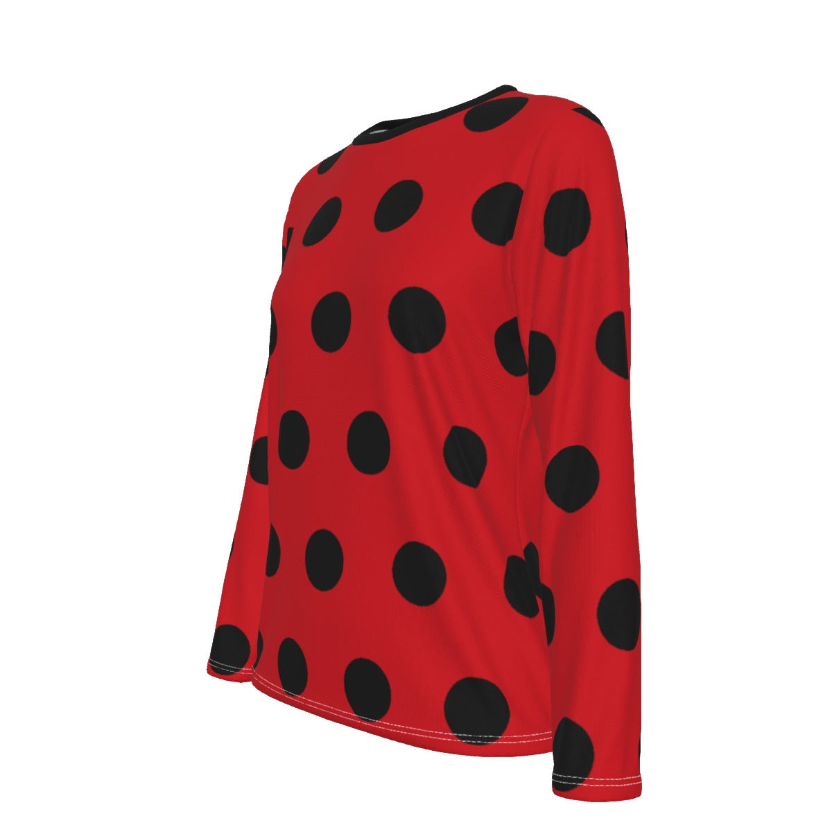 Ladybug Long Sleeve Cotton Shirt Marinette Costume