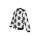 Soccer Ball Print Cold Weather Jacket