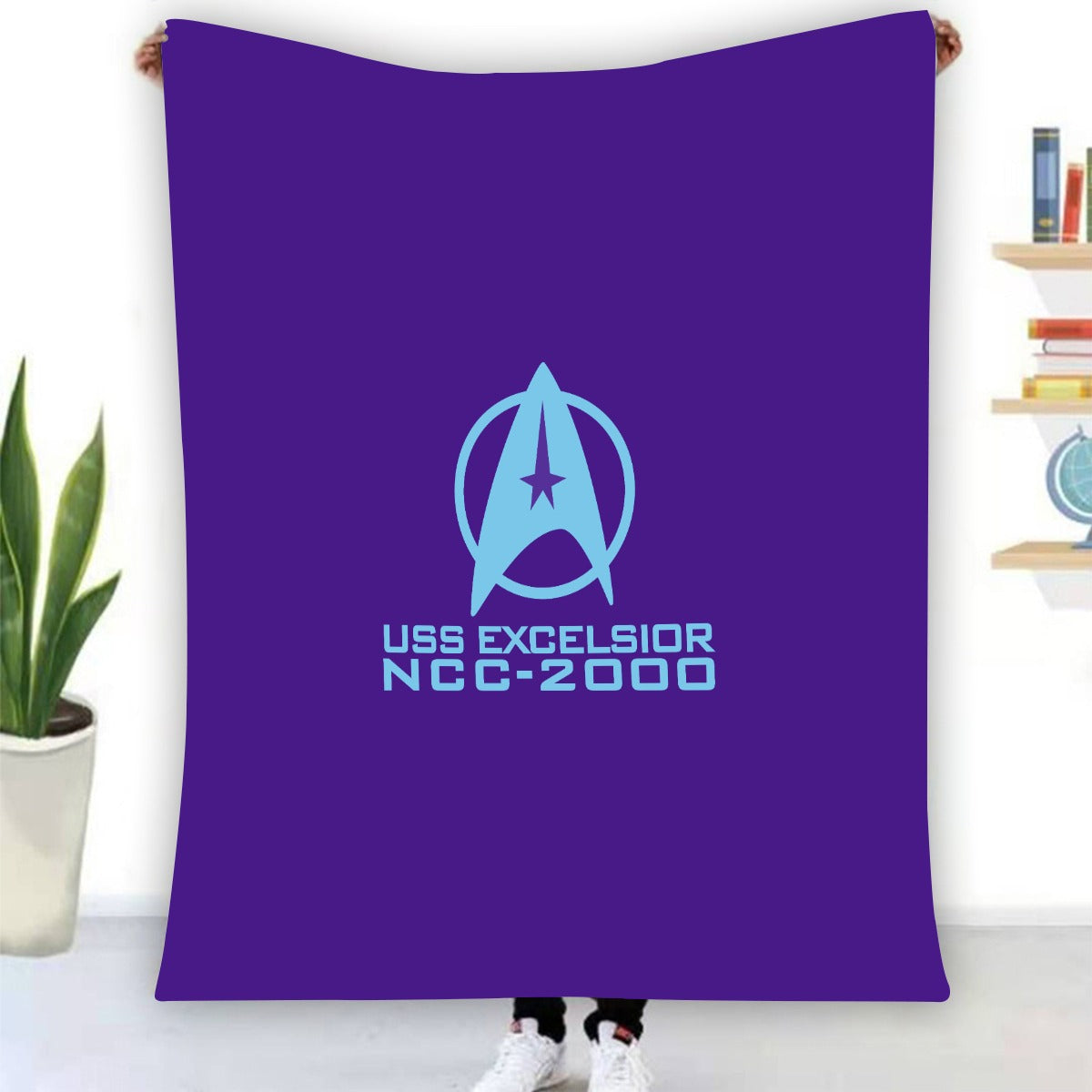 Undiscovered Country Style Excelsior Fleece Blanket TOS Prop