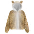 Kids Cheetah Hoodie With Ears