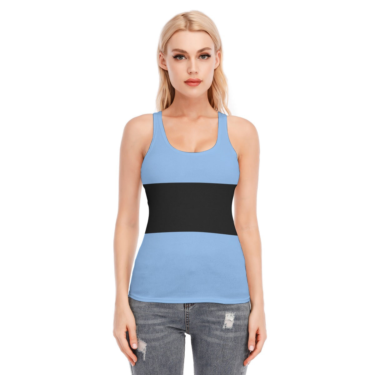 Powerpuff Girls Blue Tanktop Bubbles