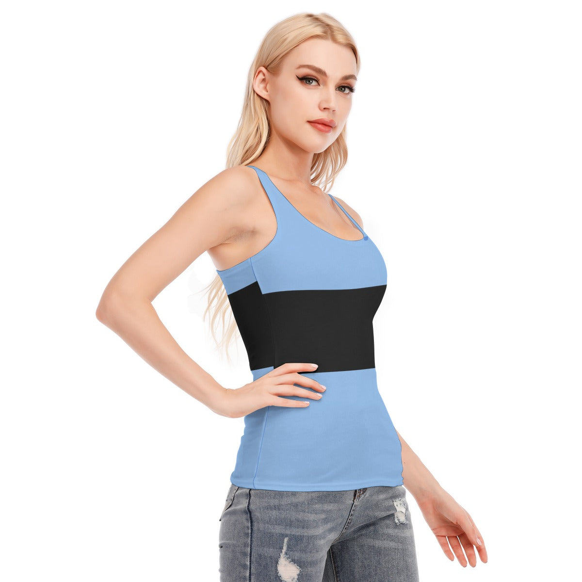 Powerpuff Girls Blue Tanktop Bubbles