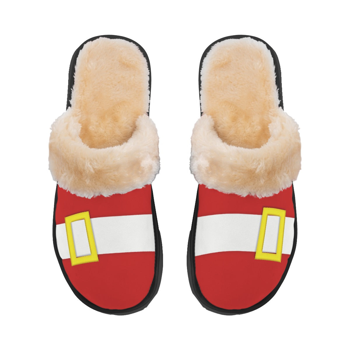 Sonic Buckle Style Adult Plush Slippers