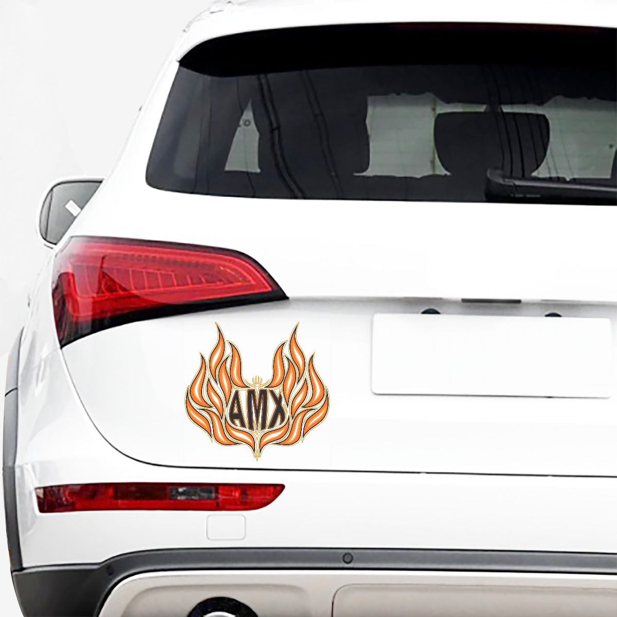 AMX Flame Logo Car Decal AMC