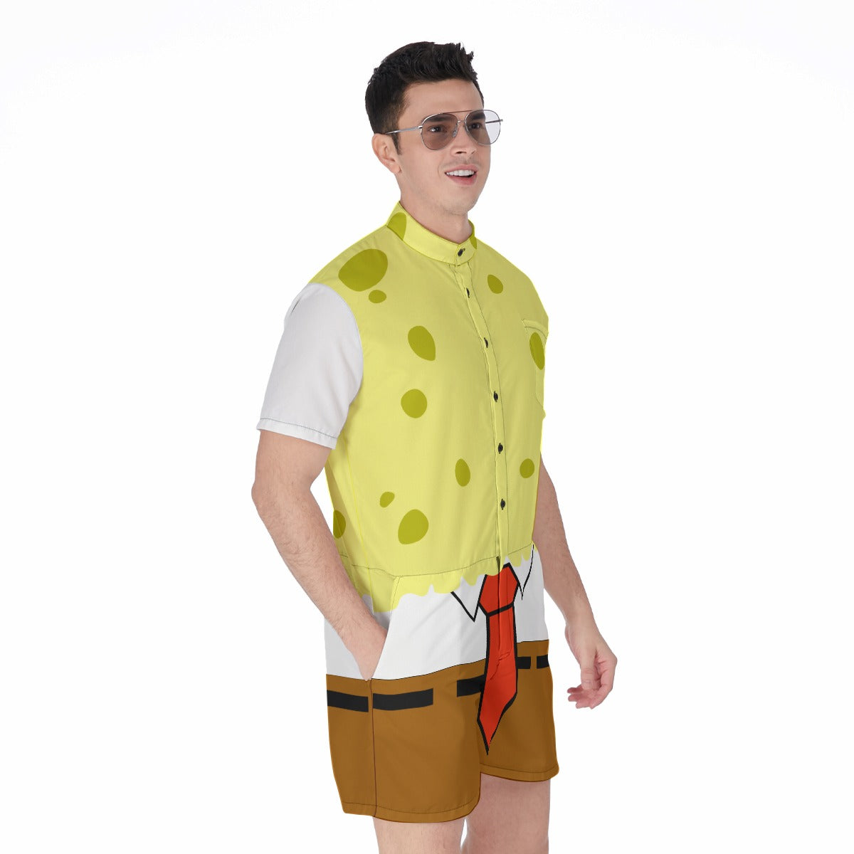 Sponge Men's Romper Costume Bob