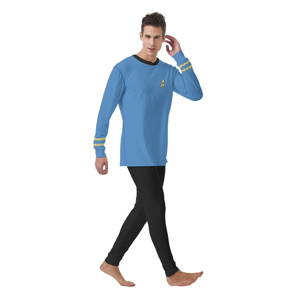 TOS Spock Men's Pajamas Uniform Costume