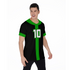 Green and Black 10 Shirt Adult