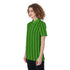 Peppermint Green Striped Polo Costume Shirt