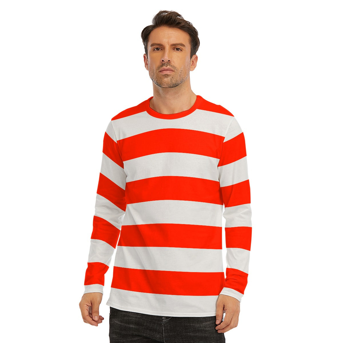 Waldo or Buggy Cotton Long Sleeved White Costume Shirt