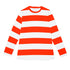 Waldo or Buggy Cotton Long Sleeved White Costume Shirt