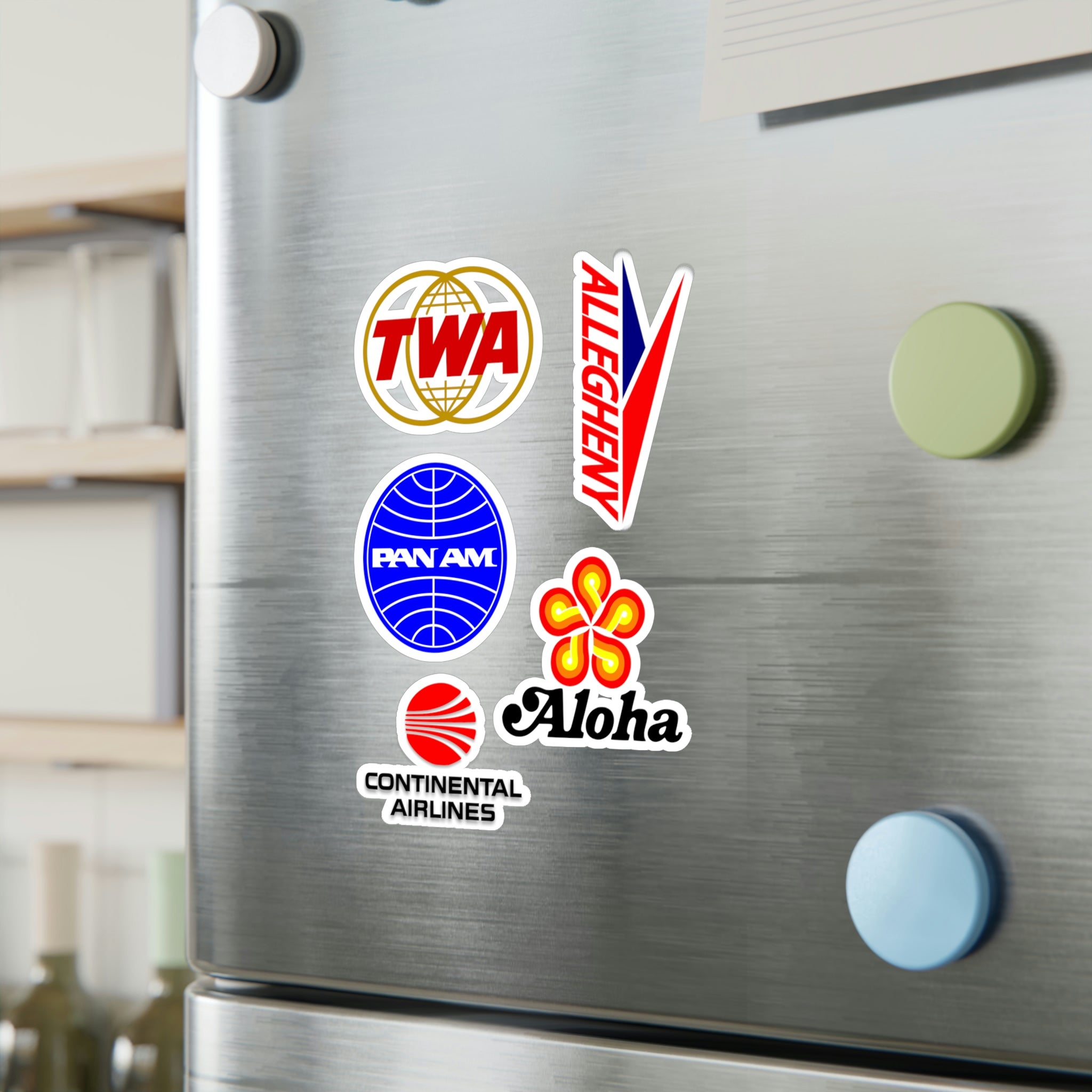 TWA Vinyl Decal Stickers Assortment