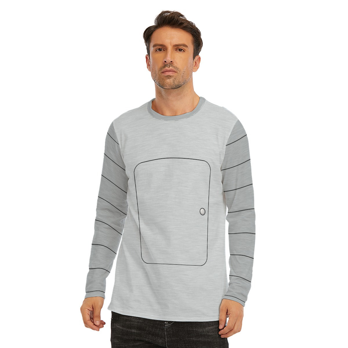 Bender Long Sleeve T-Shirt Costume | 190GSM Cotton