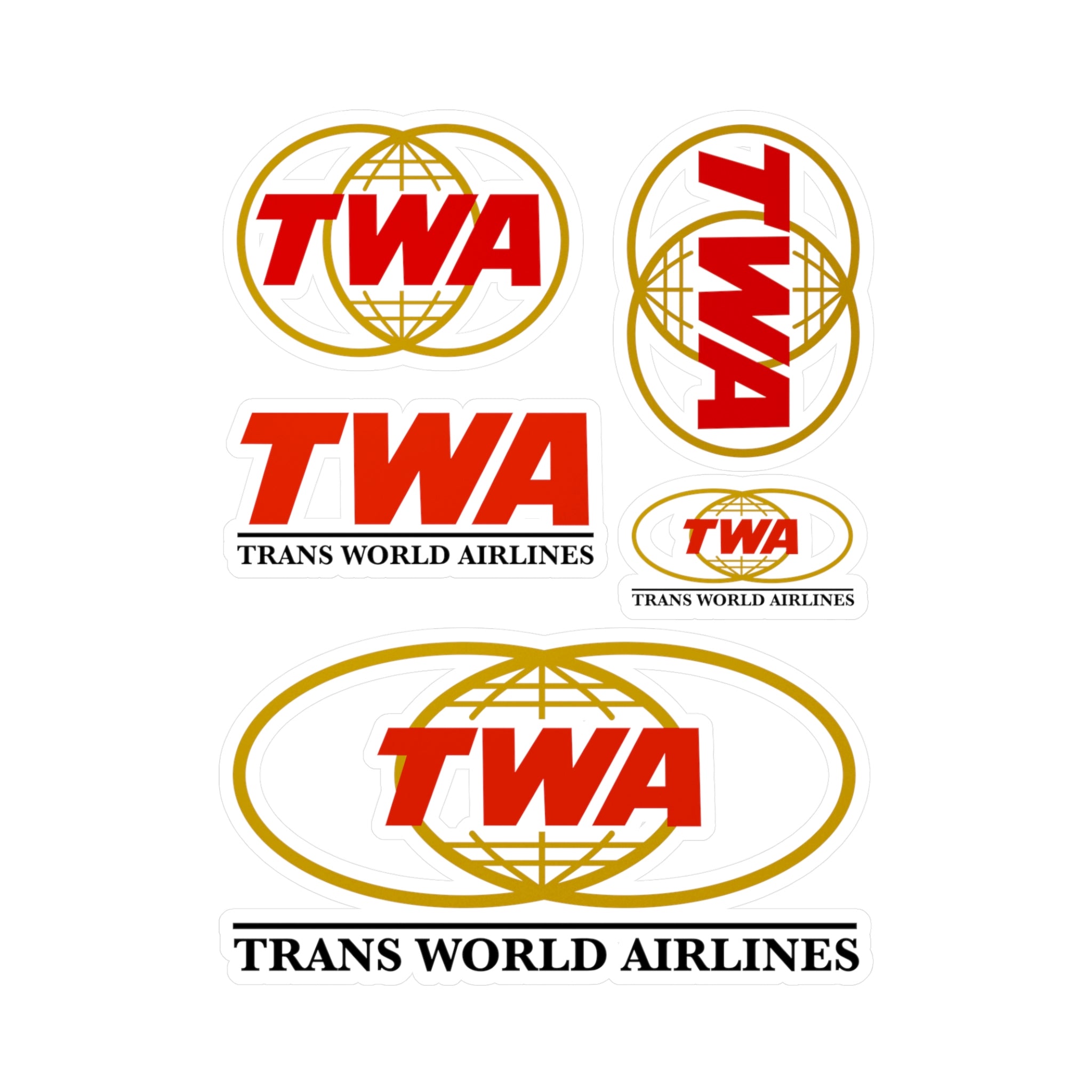 TWA Vinyl Decal Stickers Assortment – Judy's Emporium